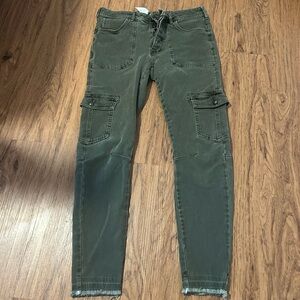 Free People Women’s Green Cargo Pants